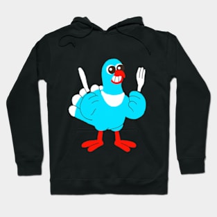 thanksgiving blue turkey Hoodie